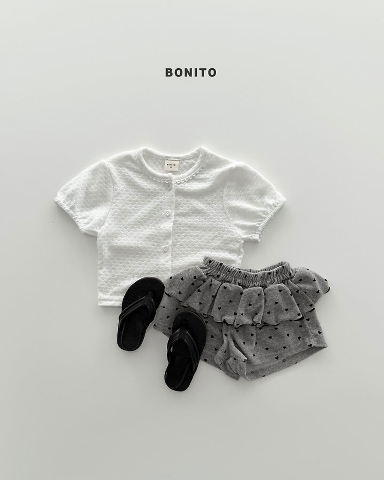 【取寄/韓国直送】BONITO 26/SM ive halfカーディガン｜夏服｜韓国子供服