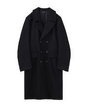 JOHN LAWRENCE SULLIVAN / HEAVY MELTON DOUBLE BREASTED MILITARY COAT