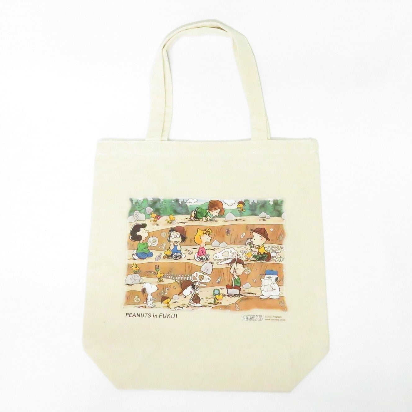 SNOOPY福井限定トートバッグ-恐竜・発掘- | 福井勝山お土産オンライン