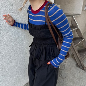 ナイロンビスチェパンツセットアップ_LN03388