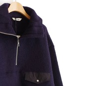 Oblada WOOL FLEECE TOPS　NAVY