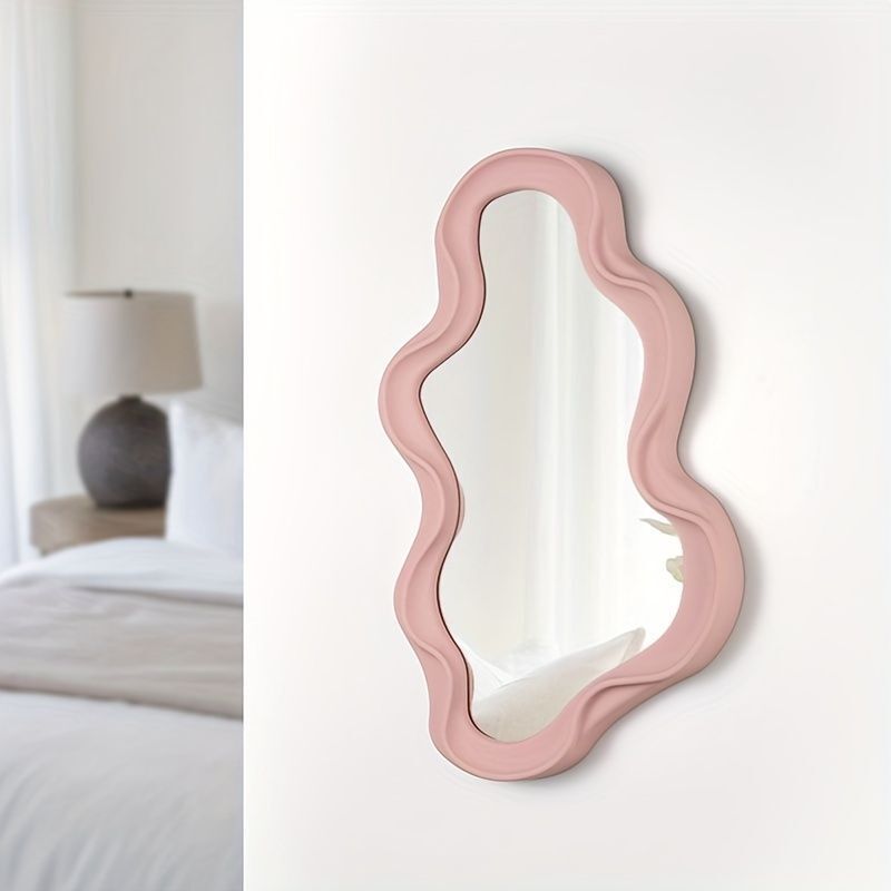 雲形卓上ミラー 装飾 デスク 壁掛け鏡 家庭 浴室 寝室 玄関 装飾用