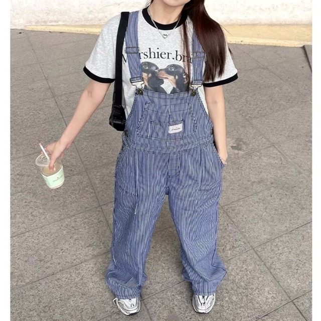 ダックスフントグラフィックリンガーTシャツ 2col R02294