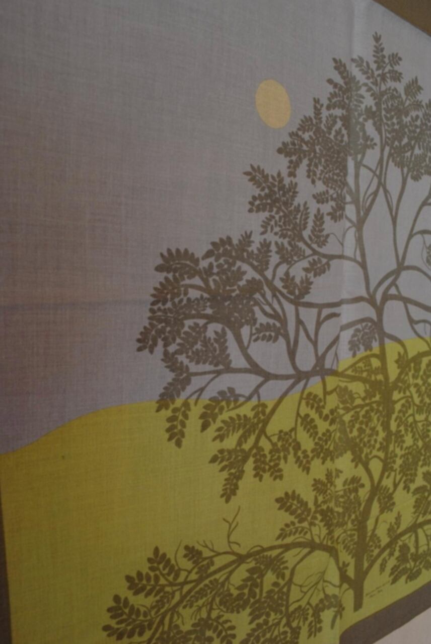 marimekko fabric for product 19-20 PUU KUUTAMOSSA　50x50cm 1PIECE　 マリメッコ プロダクト用 スカーフ生地 プークータモッサ 緑