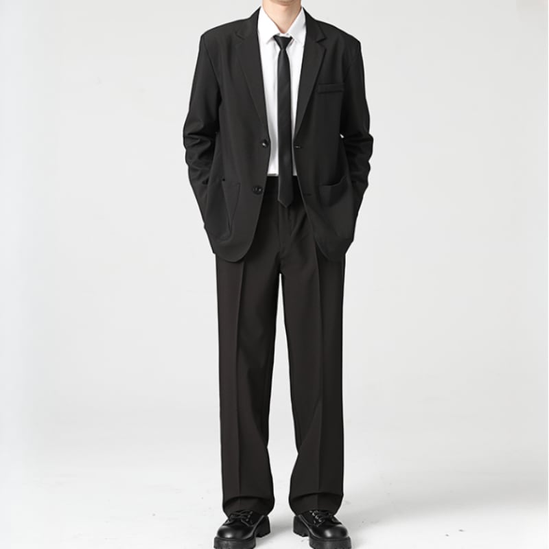 スマートミニマルテーラードセットアップ 4カラー LB1605