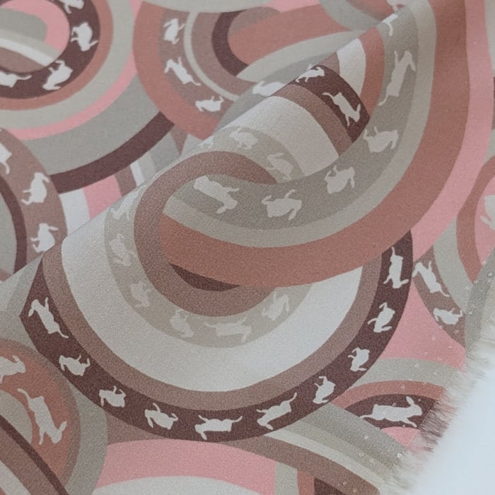 説明欄確認要◆輸入 リバティ LIBERTY タナローン Rabbit Race ラビット・レース 約130×50cm