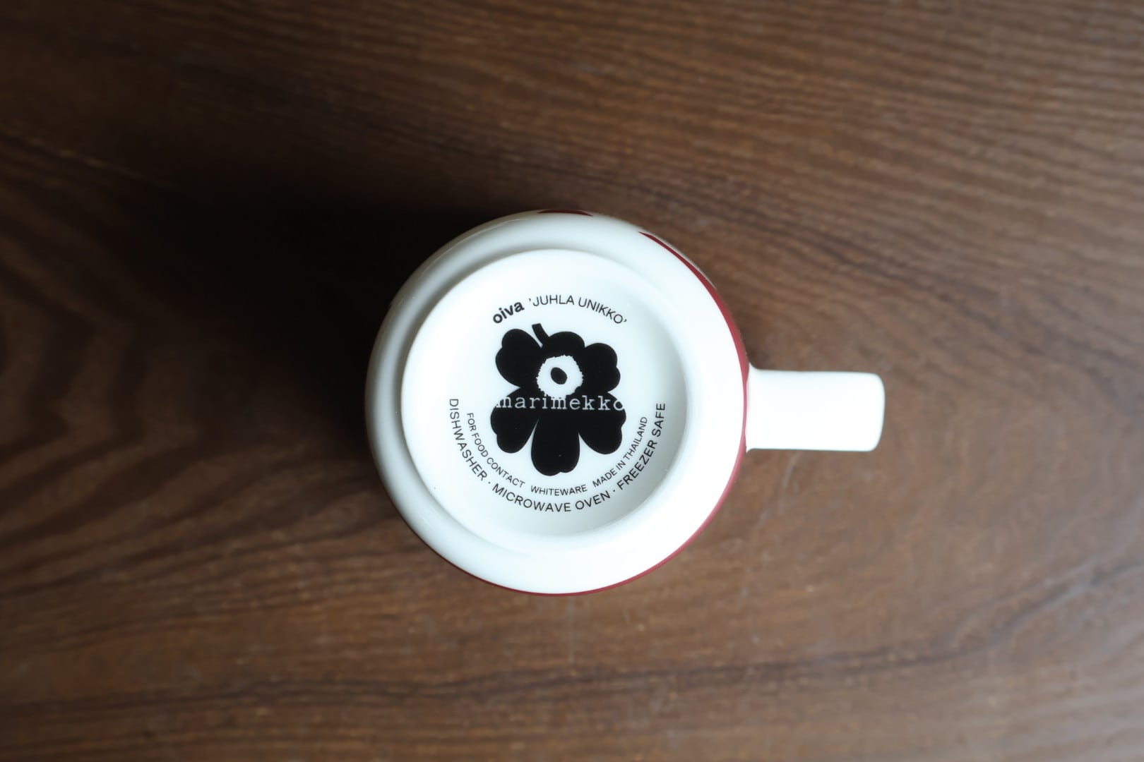 マリメッコ marimekko Unikko 60th マグカップ ホワイト/ダーク
