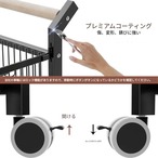 多用途 省スペース 5段 防水 金属バスケット ホイール付き キッチン 屋外 ストレージボックス バスケットボックス コンテナ 白 黒 ホワイト ブラック