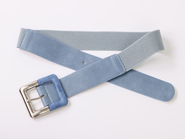 バックルスクエアゴムベルト(インポート)