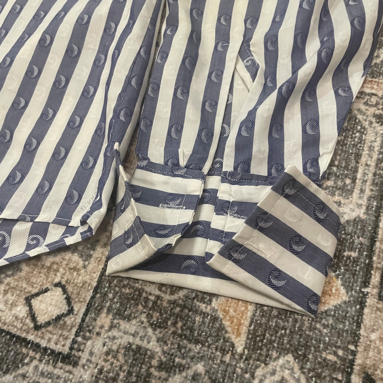 60~70s / Vintage / VAN HEUSEN / Jacquard patterned shirts