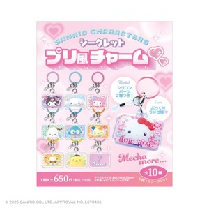 ティーズファクトリー　サンリオキャラクターズ　シークレットプリ風チャーム