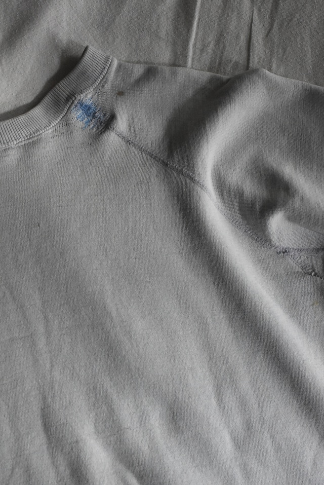 OK／60-70's "SPORTWEAR of Creslan and Cotton" raglan sleeve art paint sweat