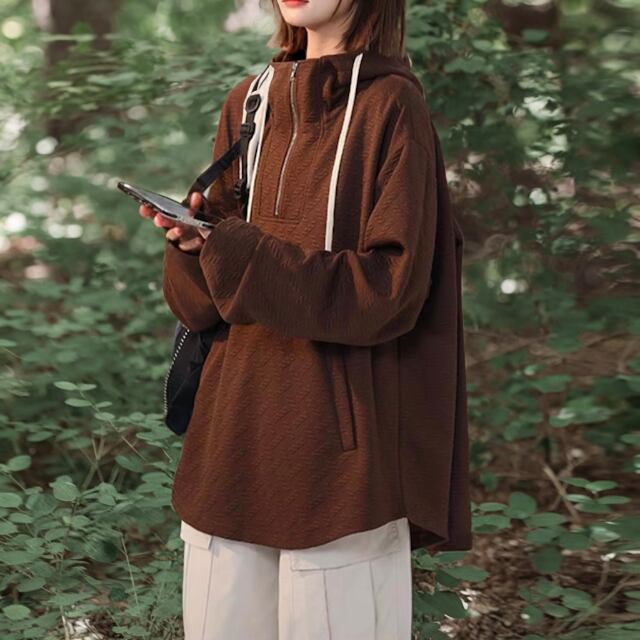 Herb zip hoodie -4col- A0074