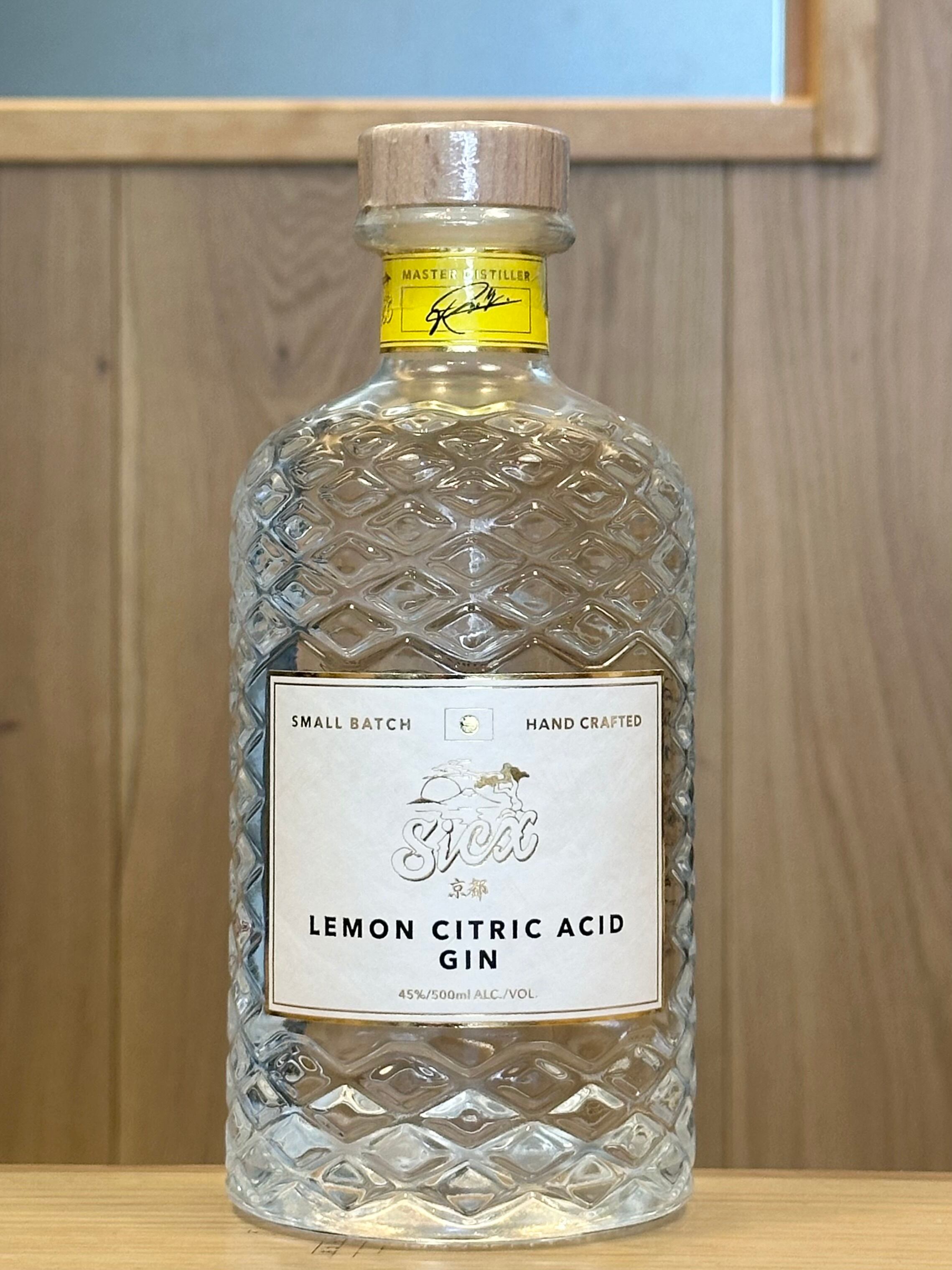 SiCX KYOTO LEMON CITRIC ACID GIN | 株式会社なおかつ オンラインショップ