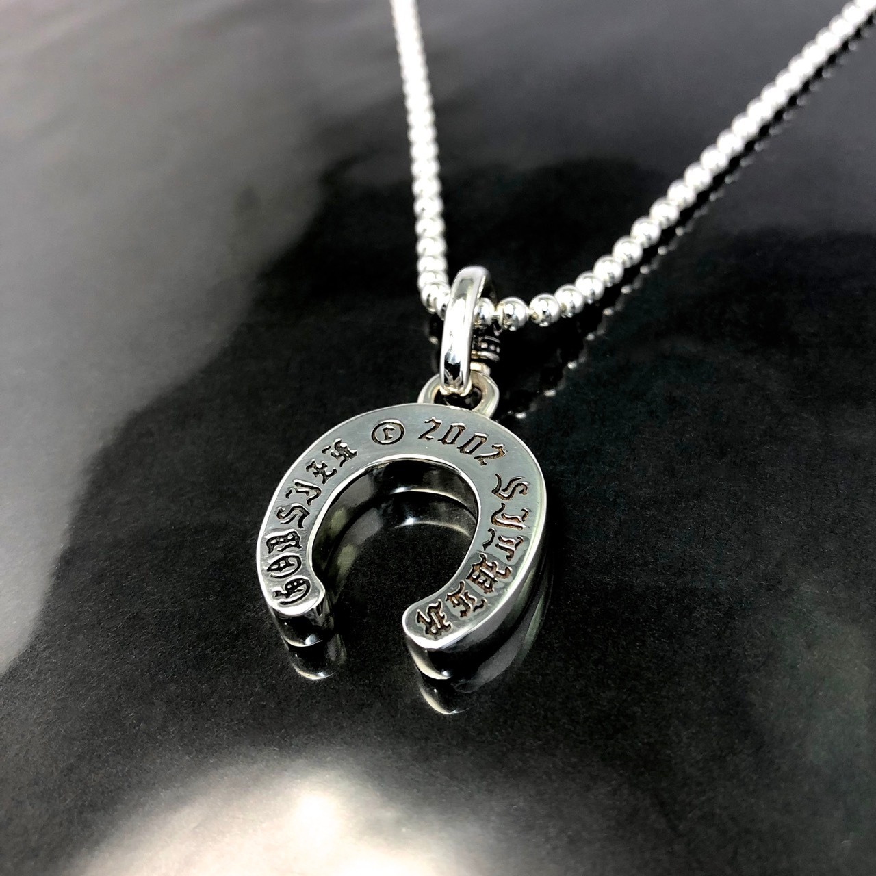 CELTIC HORSESHOE BALL CHAIN NECKLACE / ケルティックホースシューボールチェーンネックレス
