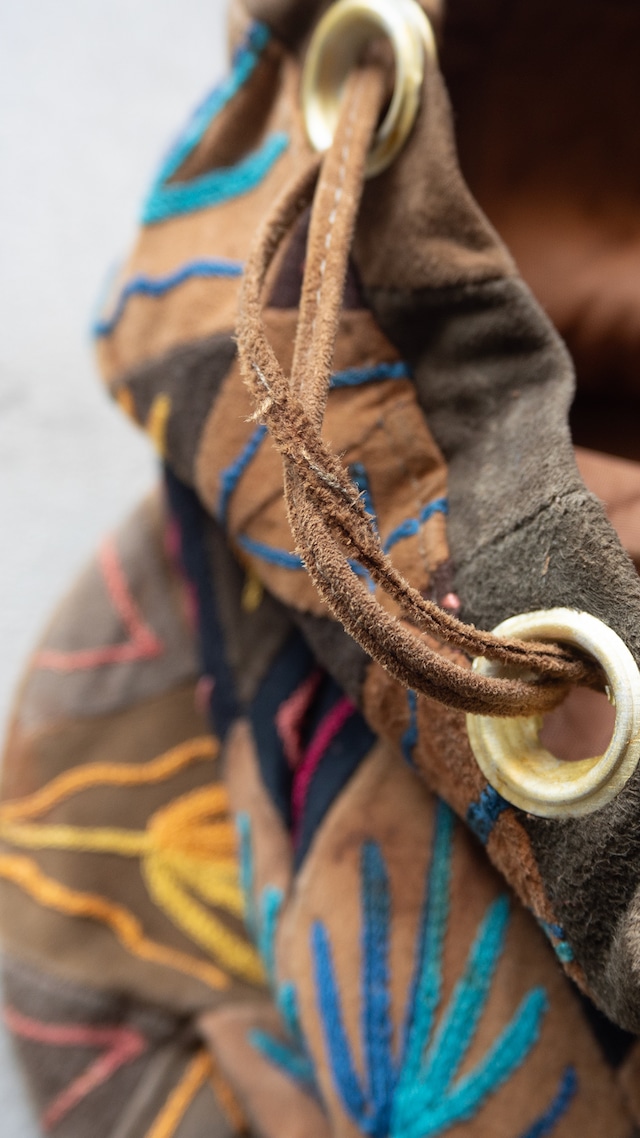 unknown used Kashmir folk art bag