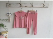 韓国子供服 / 26winter / puella FLO / ビジューT / キッズ / 冬服 *90~140*