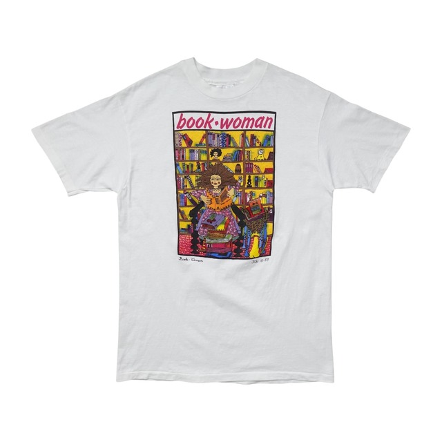 BOOK WOMAN KIKI SUAREZ 1989 ART T-SHIRT SIZE L (USED)