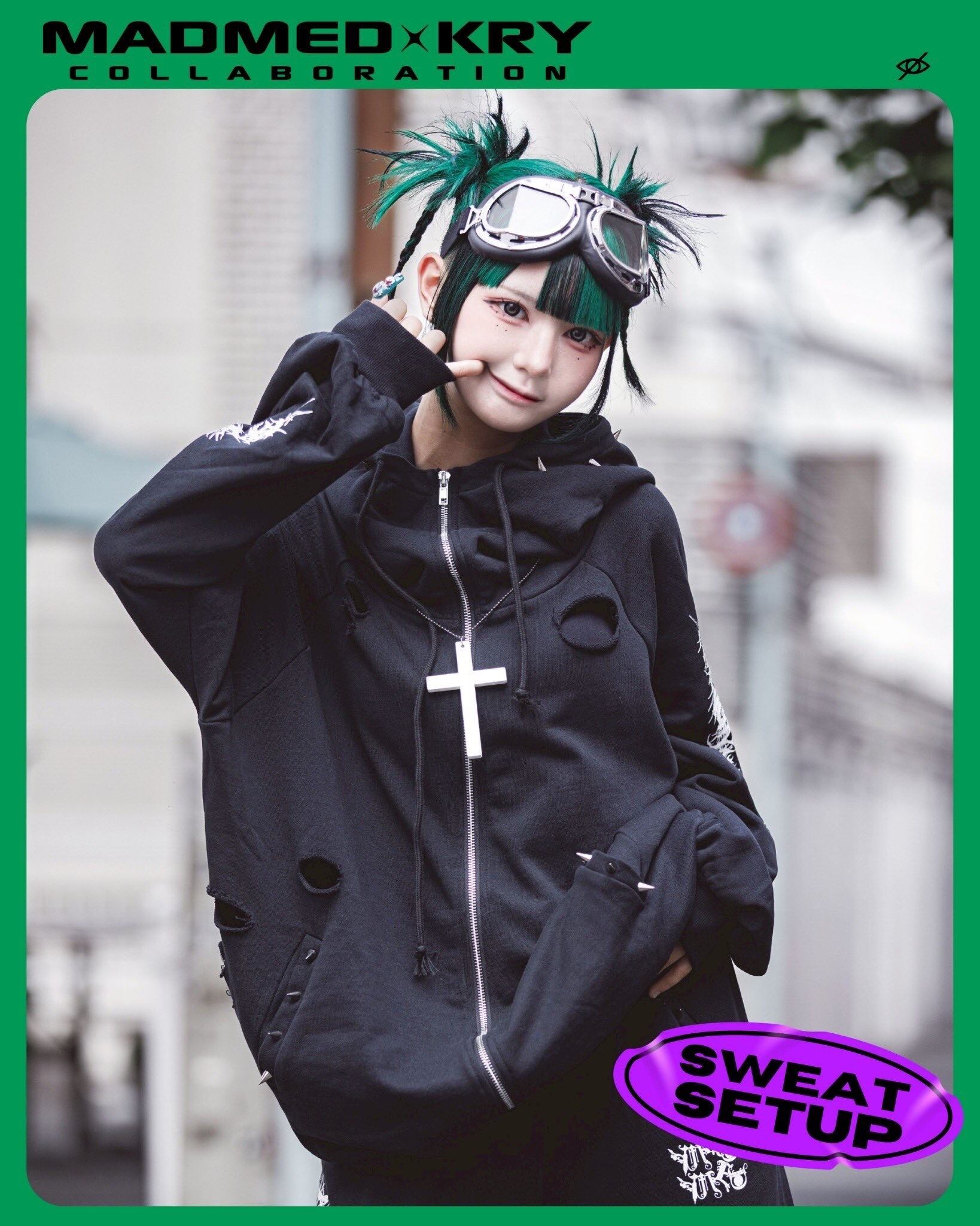 MADMED × KRYコラボSETUP ブラック | MAD'S iNKオフィシャルオンライン