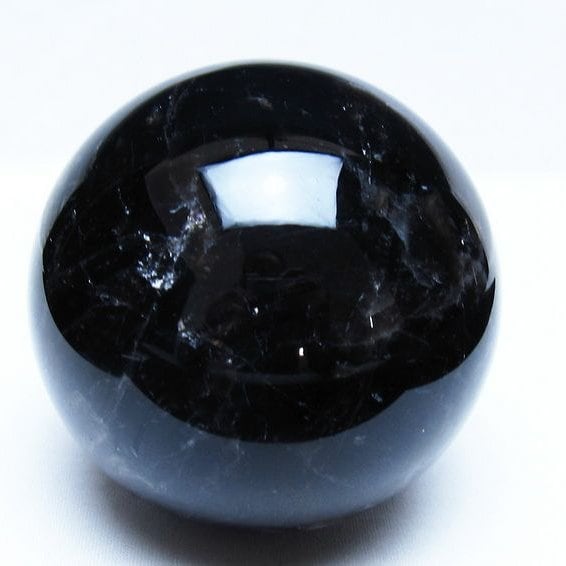 1.2Kg モリオン 黒水晶 丸玉 94mm スフィア 一点物 151-9339