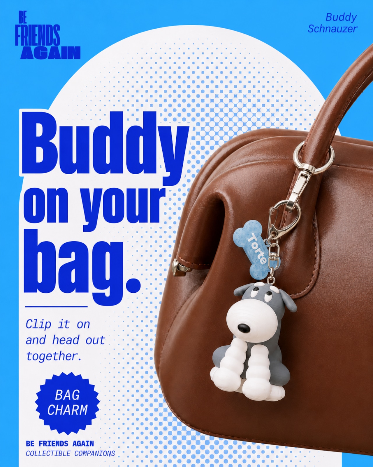 Buddy Schnauzer Keyholder