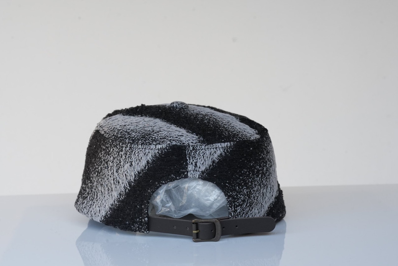 【gifthatオリジナル】クラッシュデニム　ピルボックス　キャップ