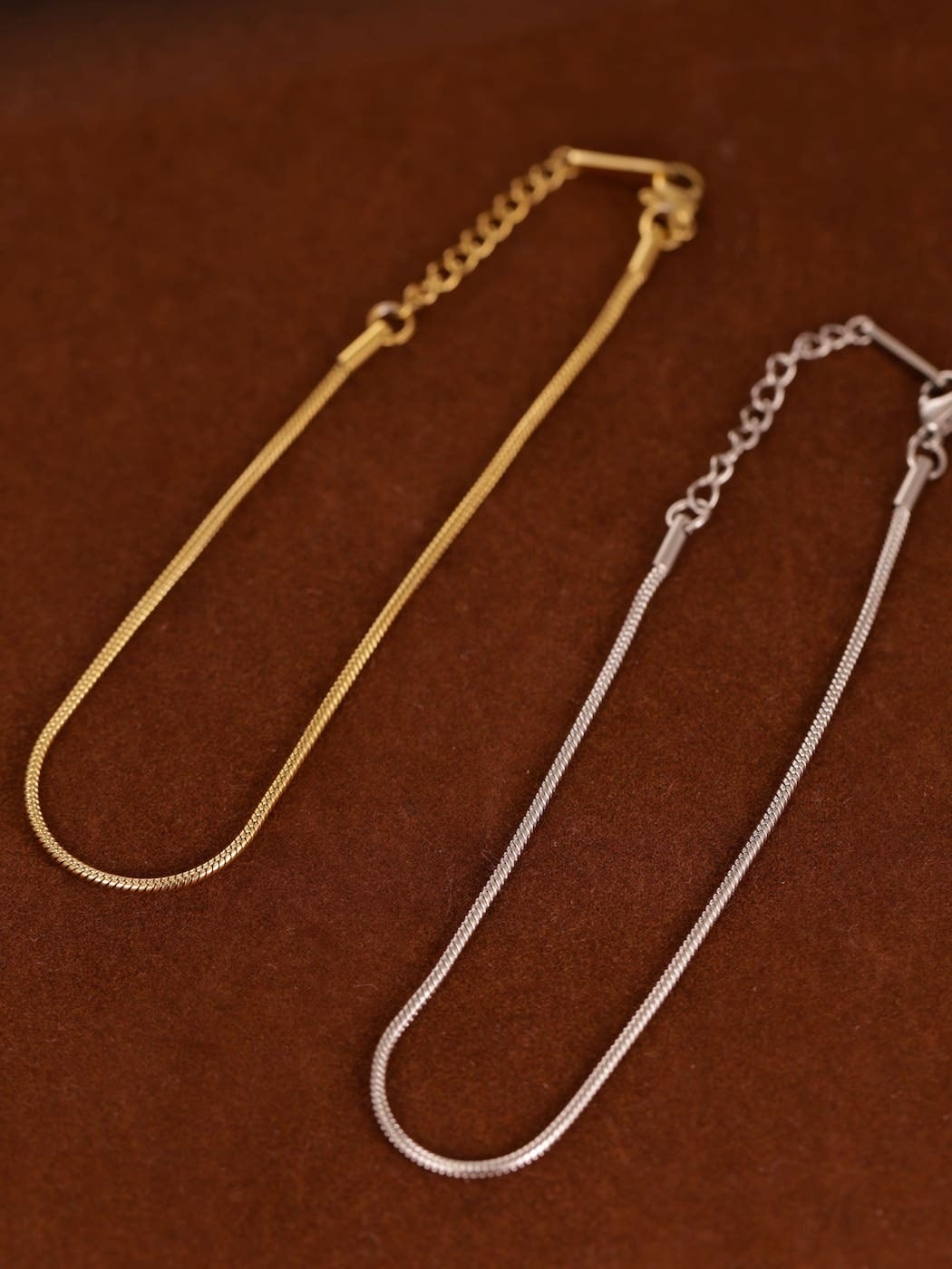 【2/6新入荷】 316L snake chain anklet (幅:2㎜)#a28