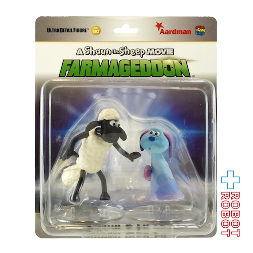 メディコム UDF ひつじのショーン UFOフィーバー! ショーンとルーラ ビニールフィギュア 未開封