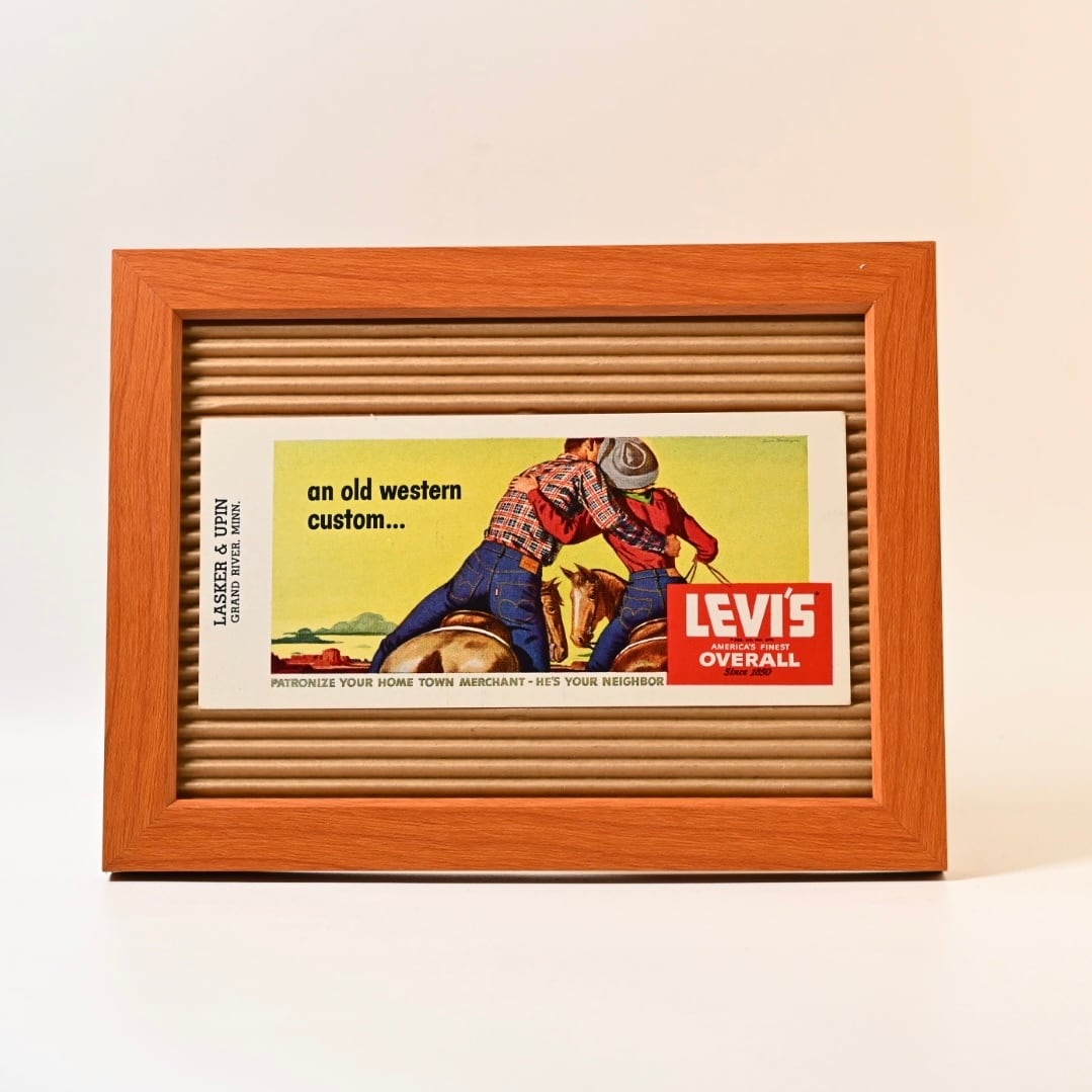 50's Levi's Advertising Ink Blotter 6 | Button Works Store ボタン