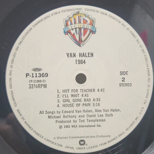 Van Halen / 1984 [P-11369] - 画像4