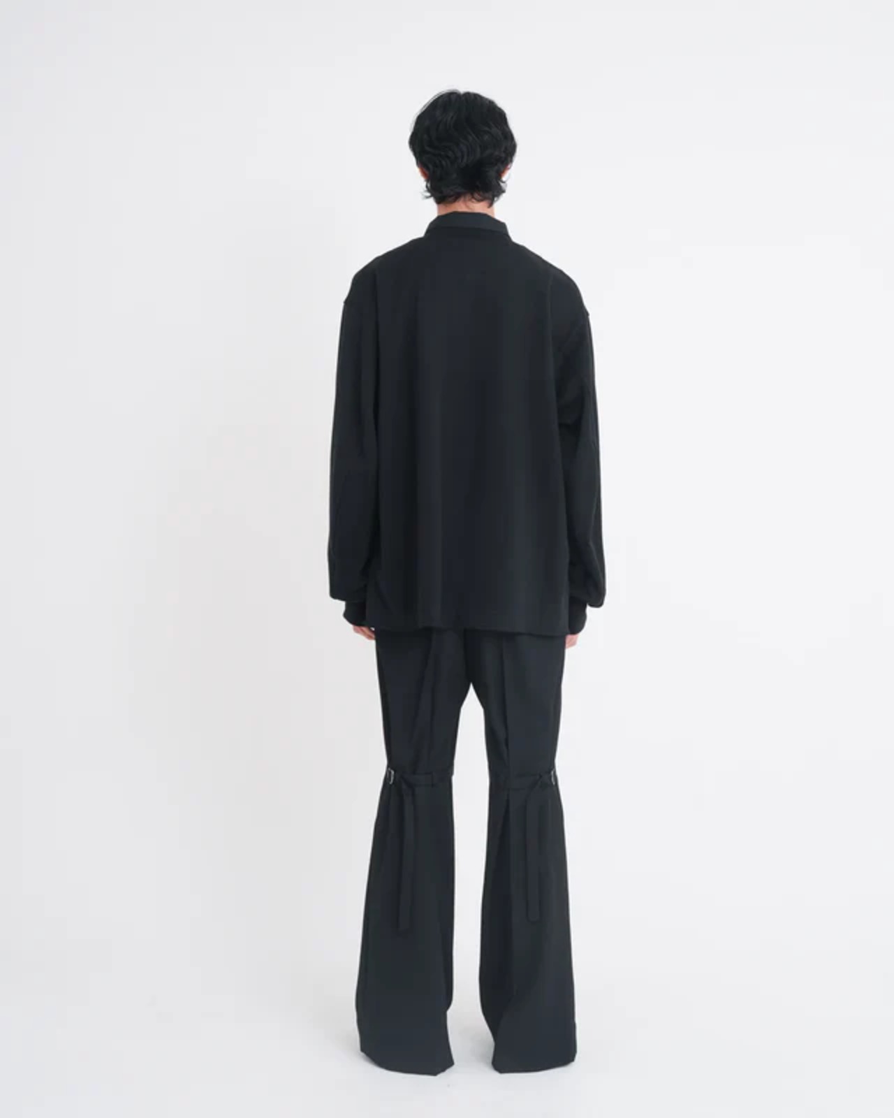 【26SS】Tamme タム / スウェットトップス 長袖  /LAYERED SWEATSHIRT BLACK - 6