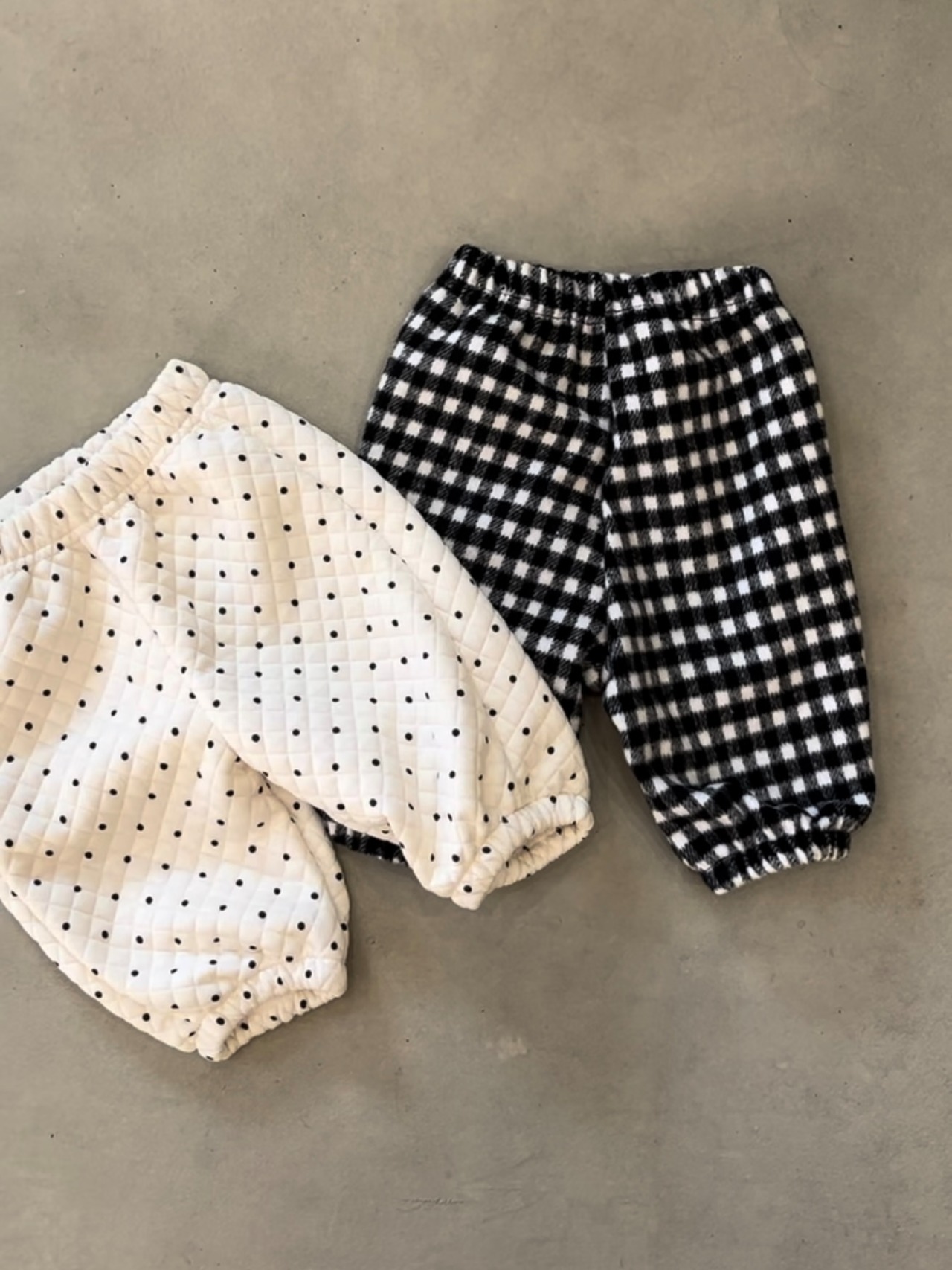 【valu bebe】ウインタージョガーパンツ  ドット 60〜110cm  241104 - 3