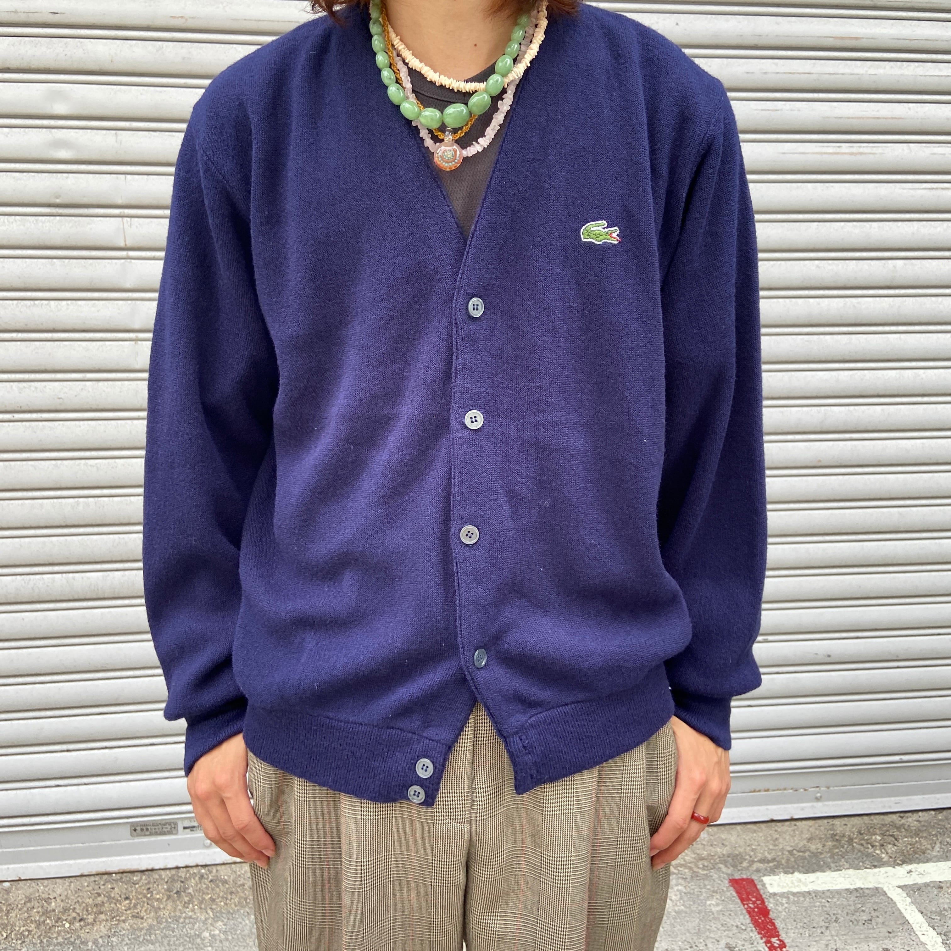 LACOSTE カーディガン70s