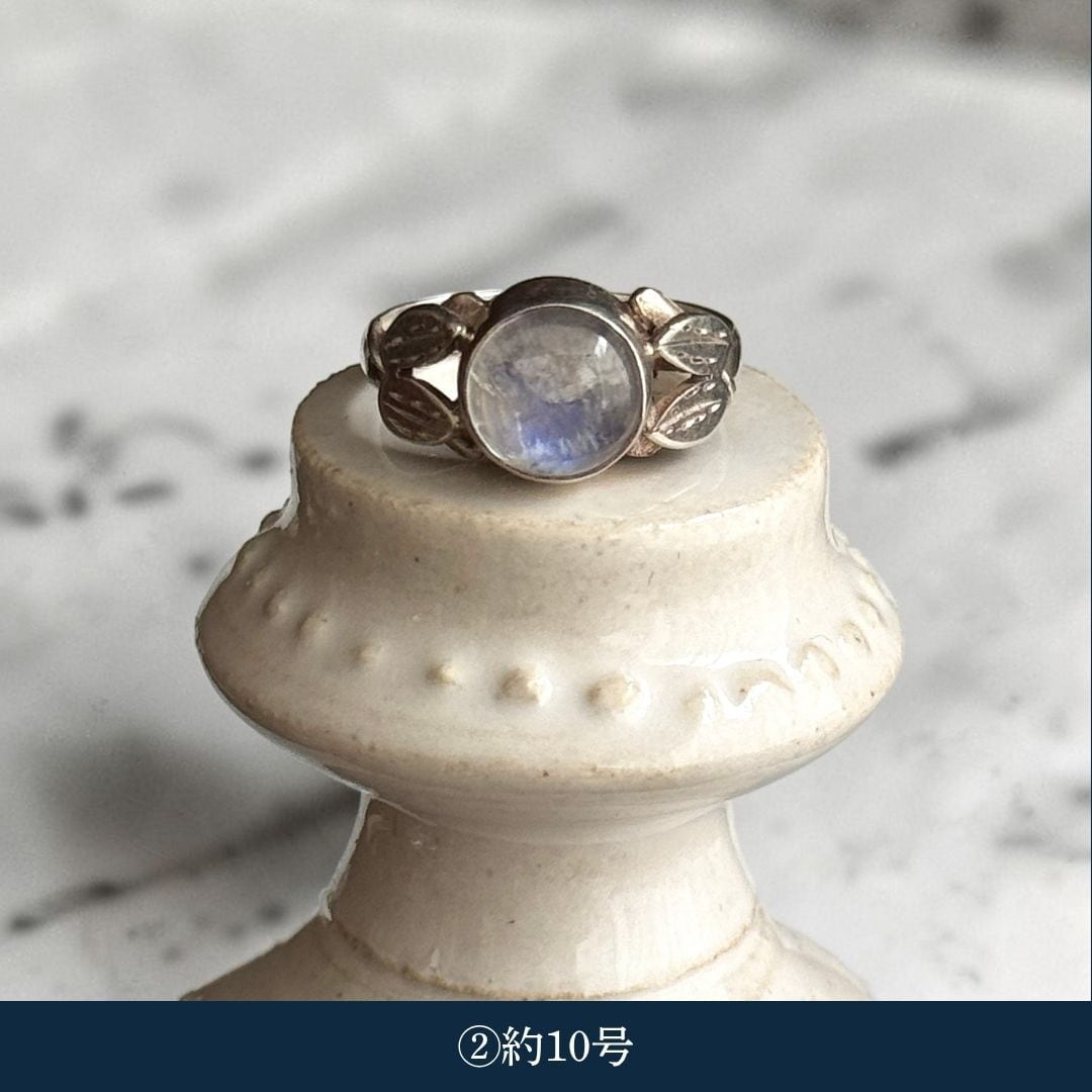 Nepali ring -silver925-【import】moon stone | maruo
