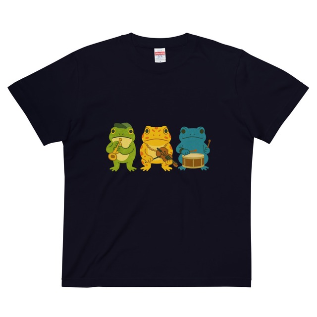 [Minimal Frog Shirt]ユニセックス 半袖Tシャツ(5colors)　FG00156