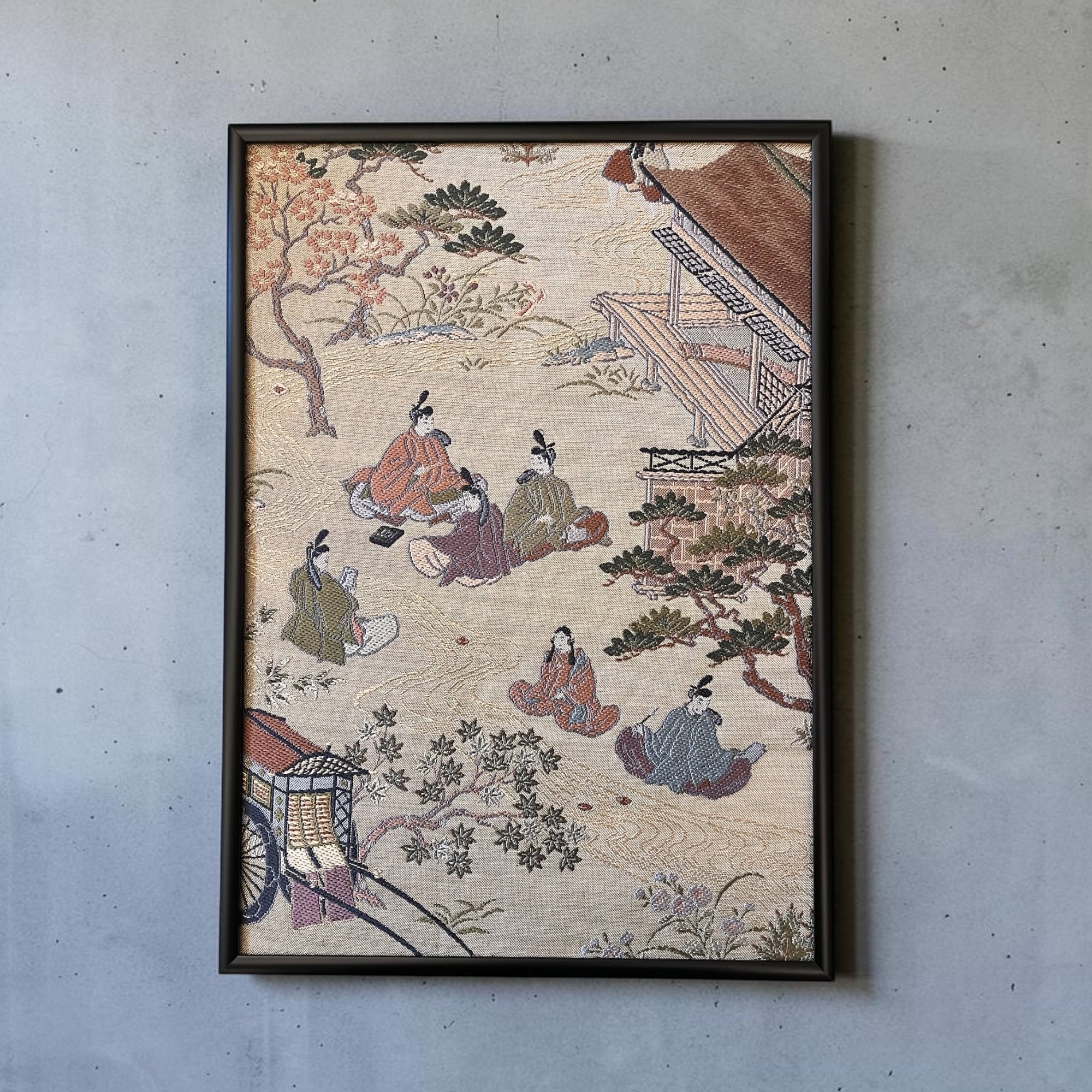 きりん【80×60cm】バリ絵画 ドットアート バリ アートパネル モダン