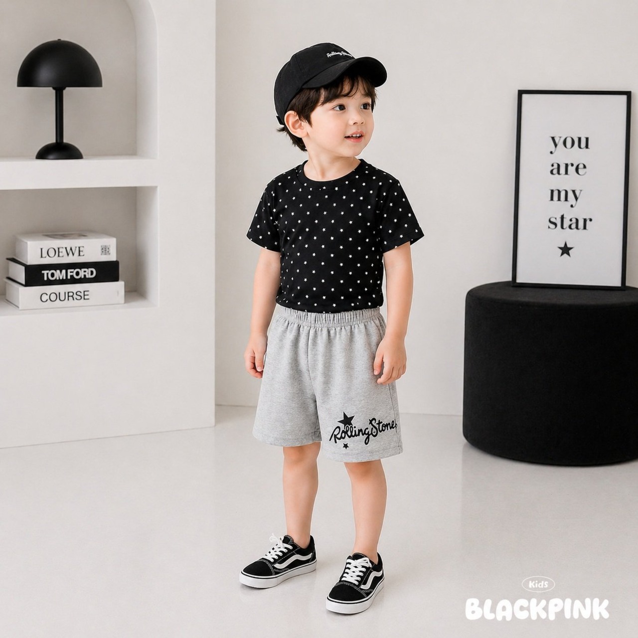 [BLACKPINK] Little Star Setup (2XL) / [블랙핑크] 리틀스타셋업 (2XL)