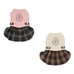 Gemili タータンチェック重ね着風チュニック　M