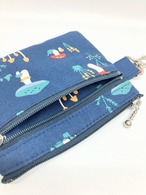 カードケース　キーポーチ　カードキーケース　きのこ｜とりさん工房ーかわいいハンドメイドポーチ