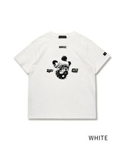 COOLAブルドッグプリントベーシックTシャツ (WHITE)　CQ-49004
