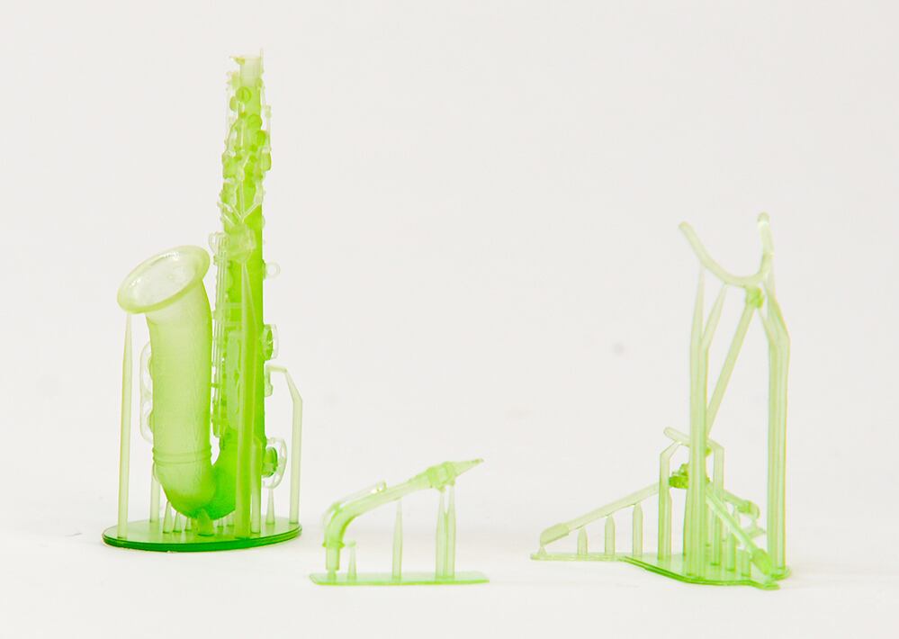 1/12 アルトサックス ミニチュア 3Dプリンタ出力未塗装レジンキット
