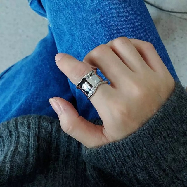 S925 nuance wide ring (R37)