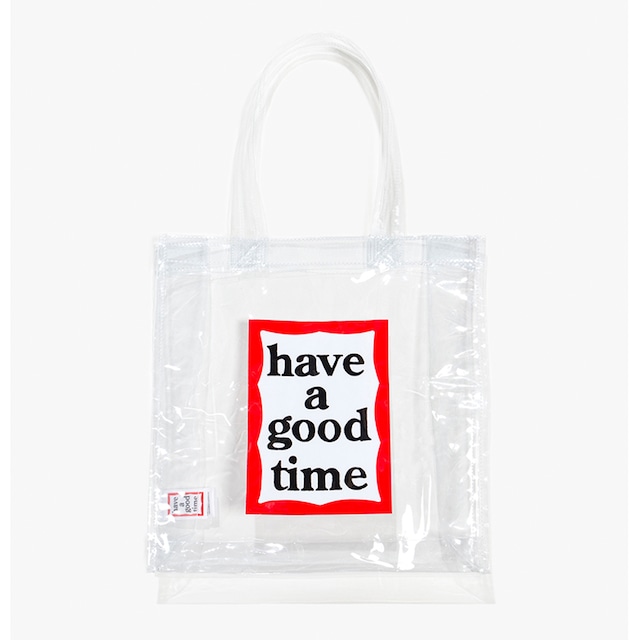 [HAVE A GOOD TIME] PVC CLEAR TOTE wh 正規品  韓国 ブランド エコバッグ バック バッグ