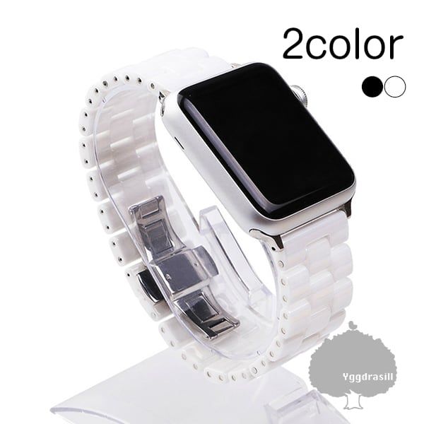 Apple Watch 専用 セラミック バンド ベルト 38mm/40mm 42mm ...