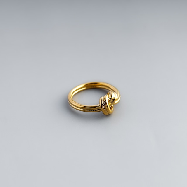 316L double knot ring  #r44