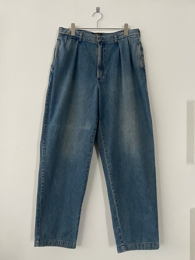 RRL / TWO TUCK DENIM SLACKS