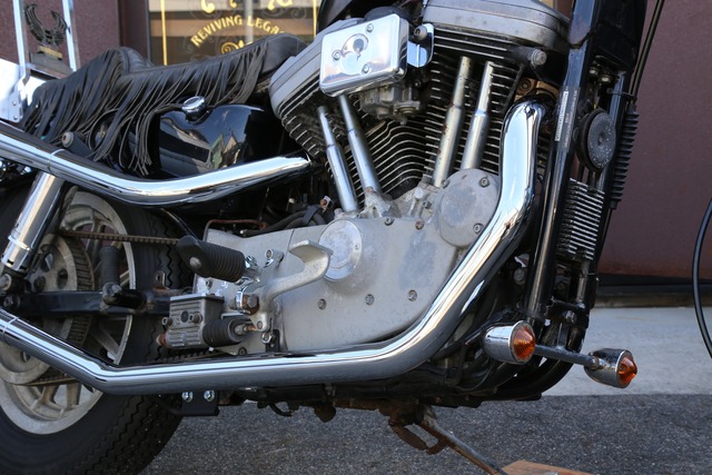 スポーツスター用アップスイープマフラー