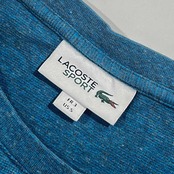 LACOSTE SPORT ラコステスポーツ ボーダー風 半袖 Tシャツ FR 3 US S/マルチ メンズ
