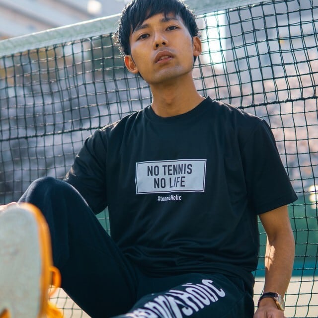 Holic Logo T-shirt：Silky Dry-B | #tennisHolic 
