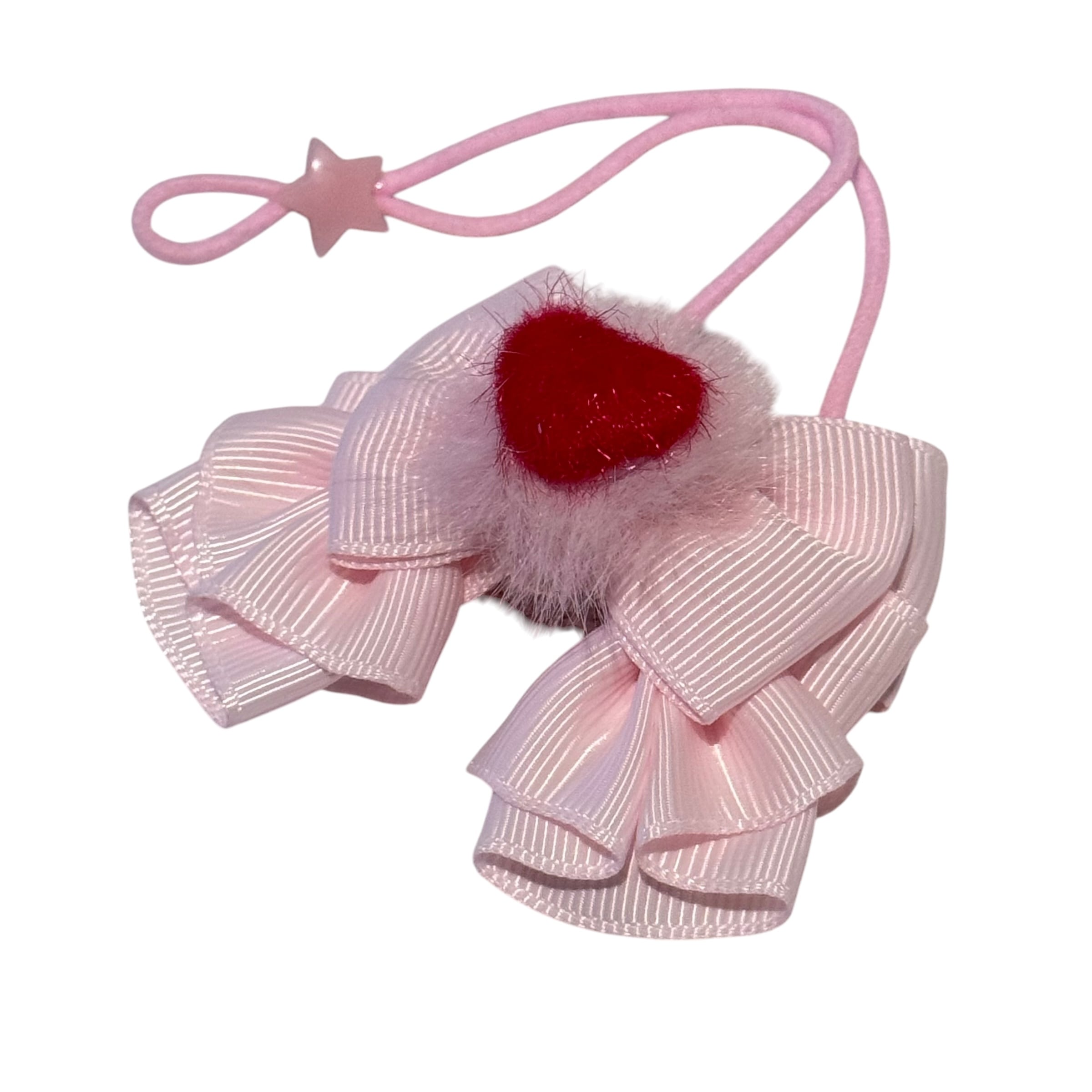 ☆ハートとリボンが素敵！フリル猫ちゃんチャーム☆ 【公式通販】